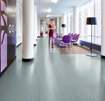 Forbo Marmoleum Decibel on Order 524535 blue stroke фото 2 | FLOORDEALER